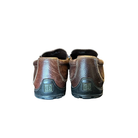Cole Haan Mens Tucker C04059‎ Slip On Vibram Sole Loafer Shoes Brown Leather 11M main image 4